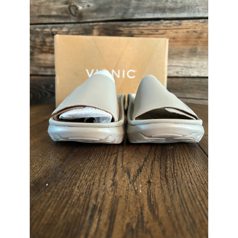 Vionic Rejuvenate Recovery Slide Sandals Cobblestone Beige Womens 5 10899S2250 - Picture 4 of 6